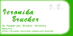 veronika brucker business card